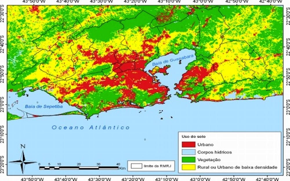 topográfiai térkép Rio