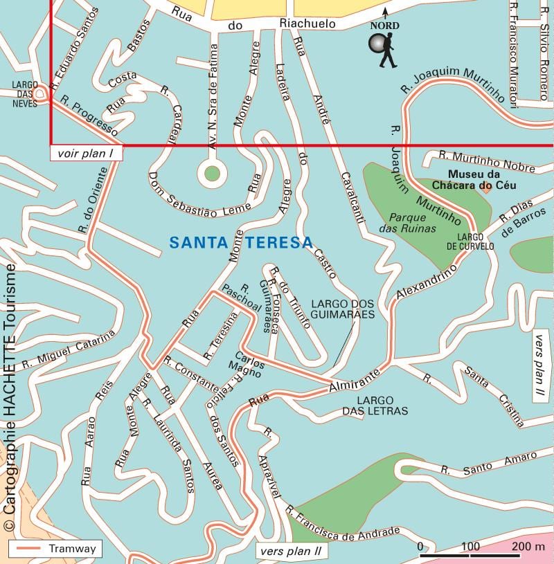 santa teresa-Rio de Janeiro térkép