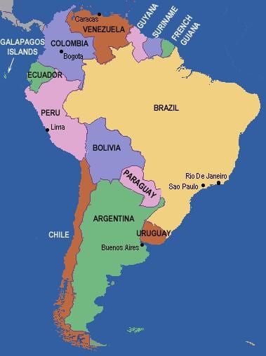 Rio grande folyó térkép dél-amerika