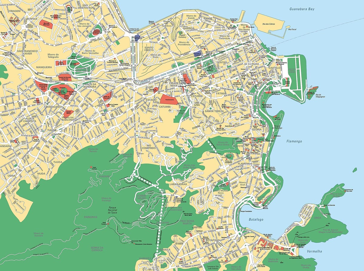 brazília, Rio de Janeiro térkép