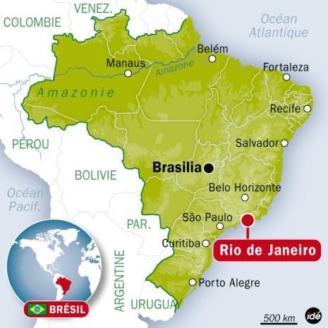 térkép brazília, Rio de Janeiro
