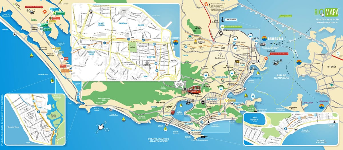 térkép Rio de Janeiro