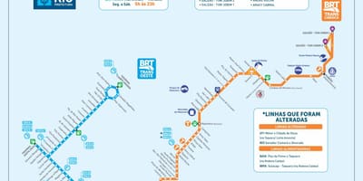 Rio brt térkép