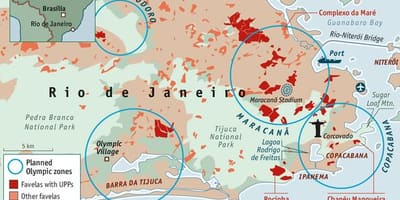 Biztonsági térkép Rio de Janeiro