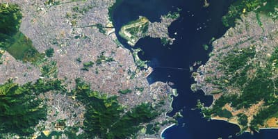 Műholdas térkép a Rio de Janeiro