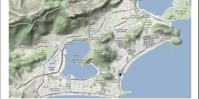 Térkép Rio de Janeiro piros lámpás negyed