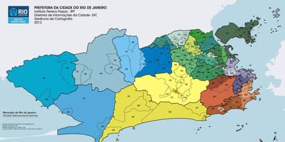 Rio de Janeiro kerület térkép