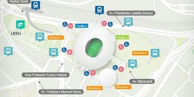 Rio de Janeiro stadion térkép