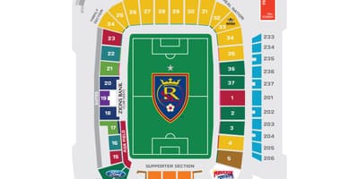Rio tinto stadion ülő térkép