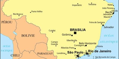 Térkép brazília mutatja, Rio de Janeiro