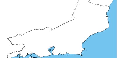Rio de Janeiro vázlatos térkép