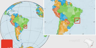 A világ térképe Rio
